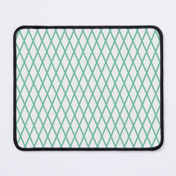 Item preview, White And Pastel Green Lattice Pattern designed and sold by pattern-archive.