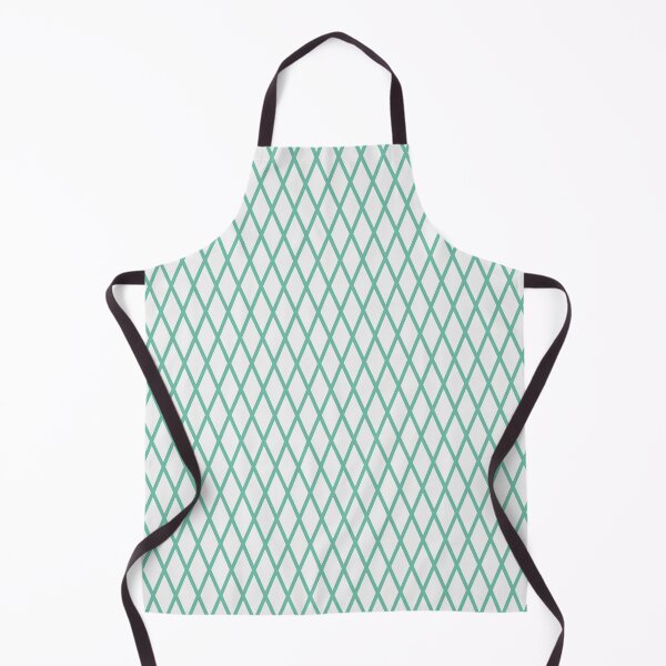 Item preview, White And Pastel Green Lattice Pattern designed and sold by pattern-archive.
