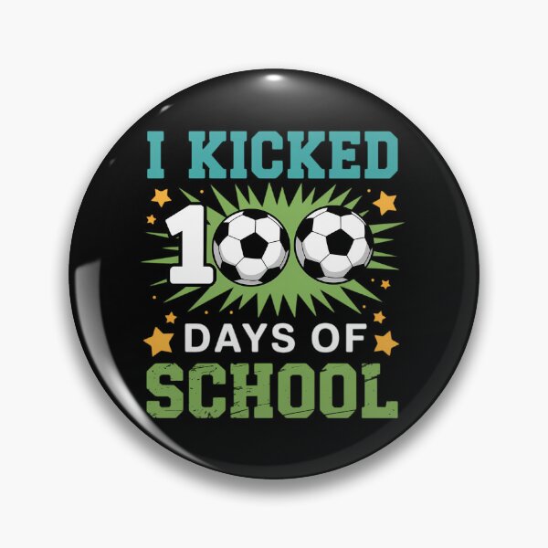 Item preview, I Kicked 100 Days Of School Soccer 100th Day School Boys designed and sold by SapfireStuArt.
