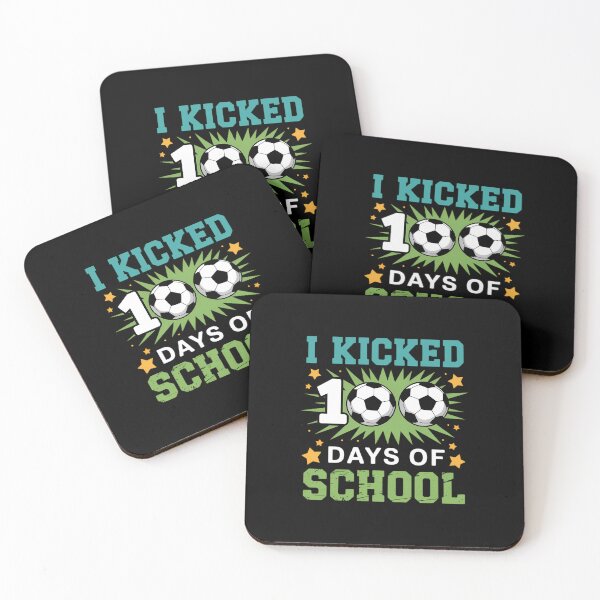 Item preview, I Kicked 100 Days Of School Soccer 100th Day School Boys designed and sold by SapfireStuArt.