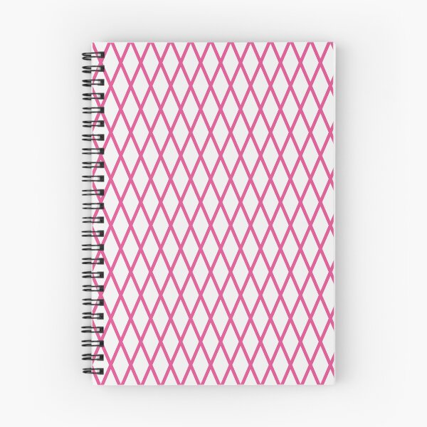 Item preview, White And Hot Pink Lattice Pattern designed and sold by pattern-archive.