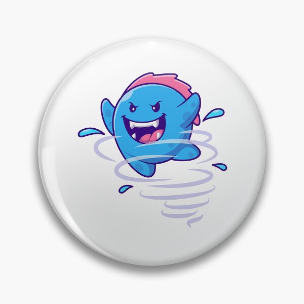 Item preview, Cute Blue Water Monster Tornado Cartoon designed and sold by Julieneilw.