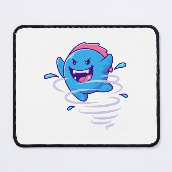 Item preview, Cute Blue Water Monster Tornado Cartoon designed and sold by Julieneilw.