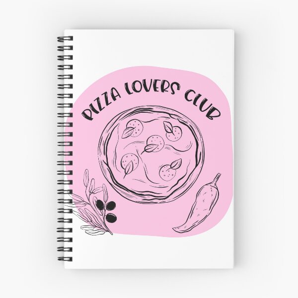 Item preview, Pizza Lovers Club Hand Drawn Italian Food Illustration designed and sold by the-myro.