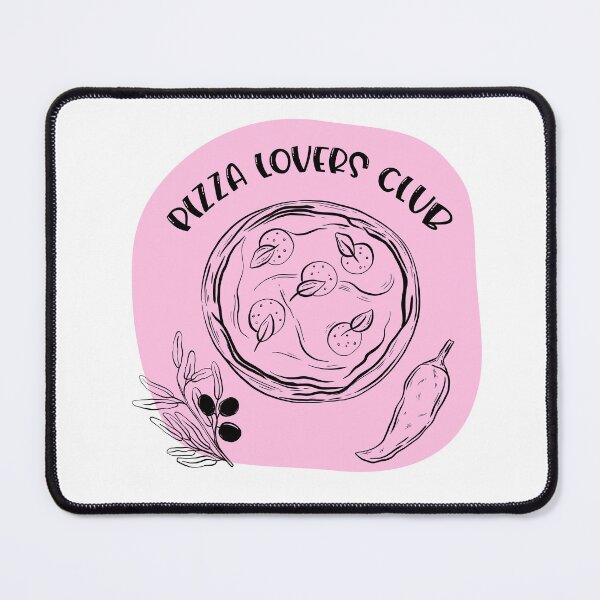 Item preview, Pizza Lovers Club Hand Drawn Italian Food Illustration designed and sold by the-myro.