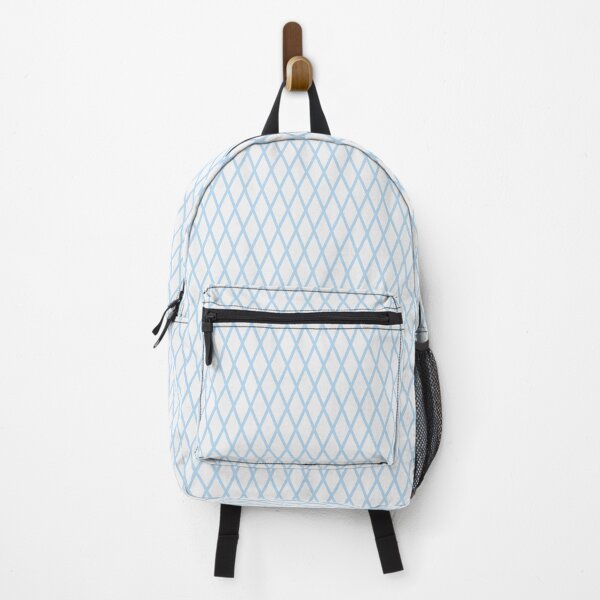 Item preview, White And Ice Blue Lattice Pattern designed and sold by pattern-archive.