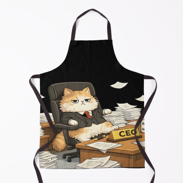 Item preview, Professionally Unbothered — Funny Cat CEO Office Gift Sticker Hoodie Mug USA designed and sold by irfanshikh.