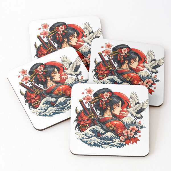Item preview, Japanese samurai girl designed and sold by Rolta.