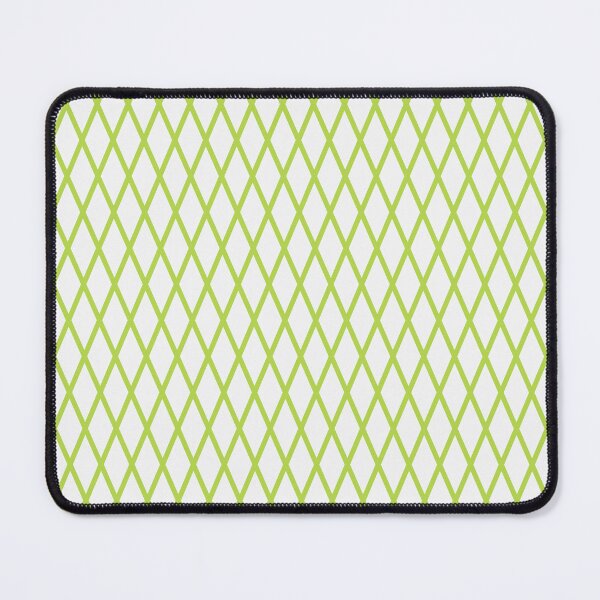 Item preview, White And Lime Lattice Pattern designed and sold by pattern-archive.