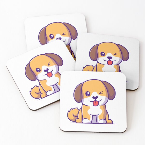 Item preview, Cute Winking Puppy Dog Cartoon Illustration designed and sold by Julieneilw.