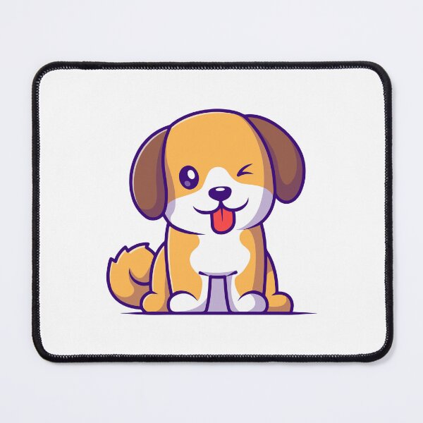Item preview, Cute Winking Puppy Dog Cartoon Illustration designed and sold by Julieneilw.