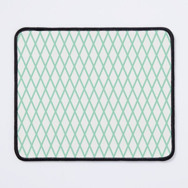 Item preview, White And Mint Lattice Pattern designed and sold by pattern-archive.