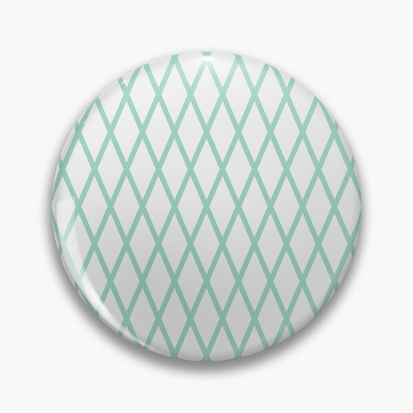 Item preview, White And Mint Lattice Pattern designed and sold by pattern-archive.