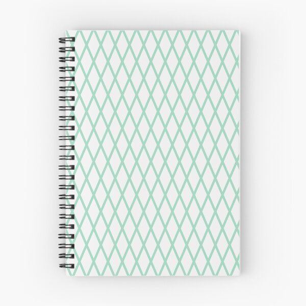 Item preview, White And Mint Lattice Pattern designed and sold by pattern-archive.