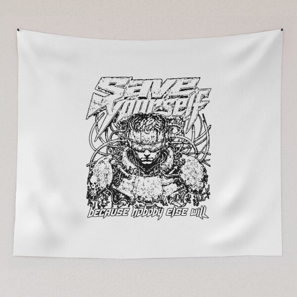 Item preview, Save Yourself Nobody Else Will Cyber Soldier  designed and sold by graphixpolash.