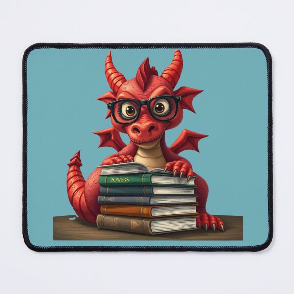 Item preview, Book dragon meme designed and sold by ODD Creative.