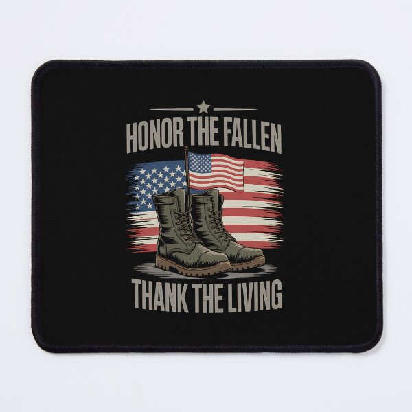 Item preview, Honor The Fallen Thank The Living American Flag designed and sold by SapfireStuArt.