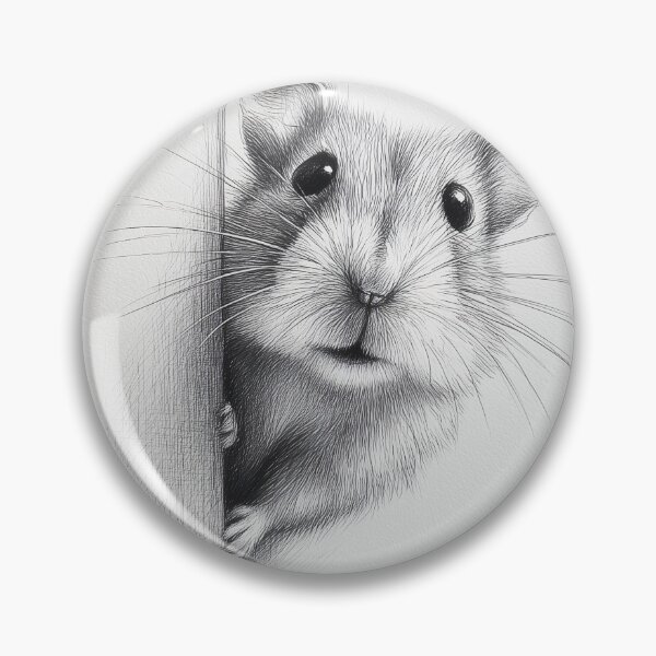 Item preview, Curious Roborovski dwarf hamster Peeking designed and sold by lautir.