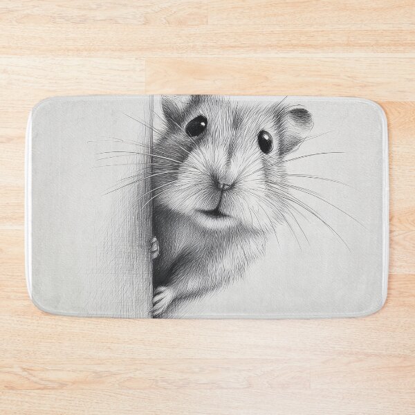 Item preview, Curious Roborovski dwarf hamster Peeking designed and sold by lautir.