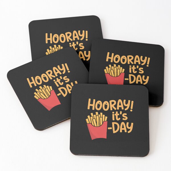 Item preview, Hooray! It's Fry Day French Fries Friday Humor designed and sold by SapfireStuArt.