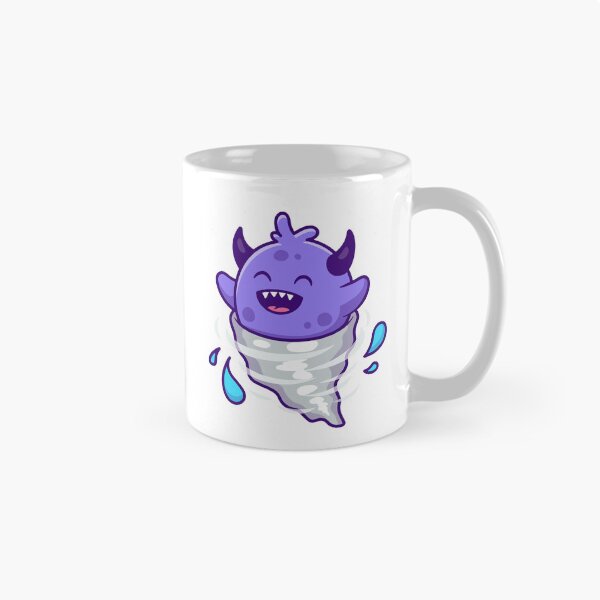 Item preview, Cute Purple Monster Tornado Water Splash Cartoon designed and sold by Julieneilw.