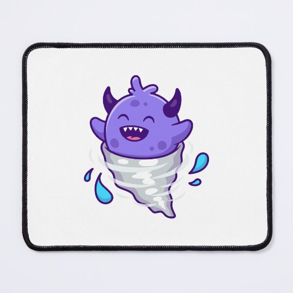 Item preview, Cute Purple Monster Tornado Water Splash Cartoon designed and sold by Julieneilw.
