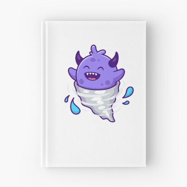 Item preview, Cute Purple Monster Tornado Water Splash Cartoon designed and sold by Julieneilw.