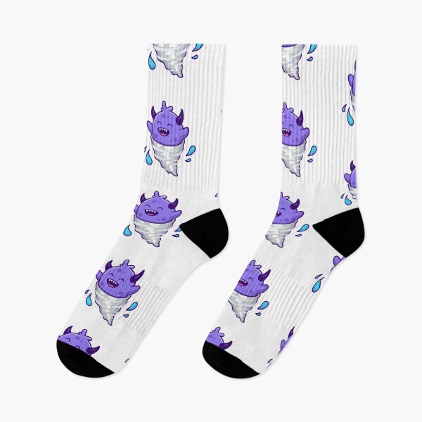 Item preview, Cute Purple Monster Tornado Water Splash Cartoon designed and sold by Julieneilw.