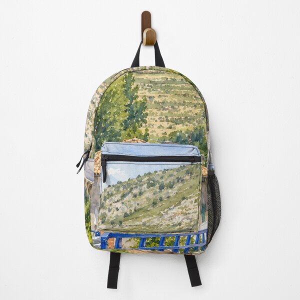 Item preview, Utrillas in Watercolor — Path Between Mountains designed and sold by Miradas del Mundo.