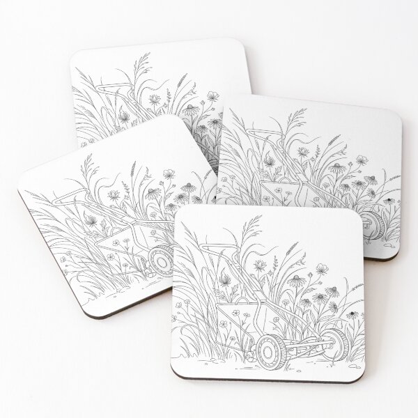 Item preview, Forget Mowing Start Growing Line Art designed and sold by arkaicreative.