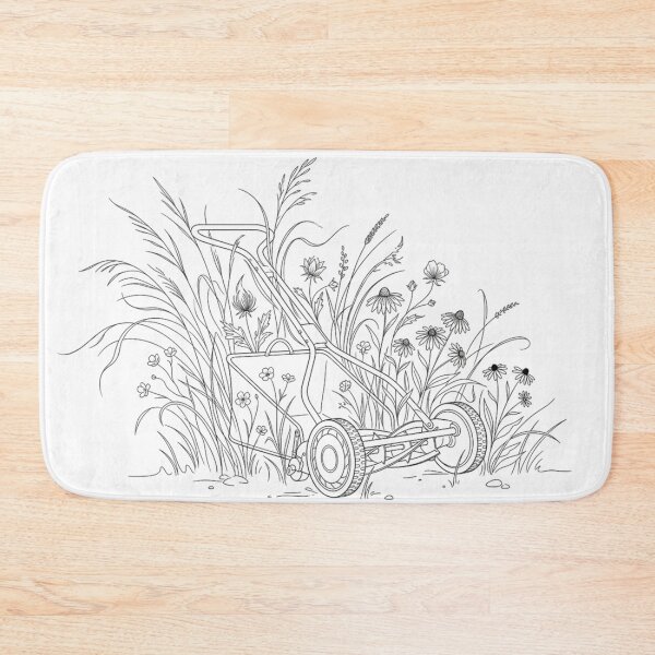Item preview, Forget Mowing Start Growing Line Art designed and sold by arkaicreative.