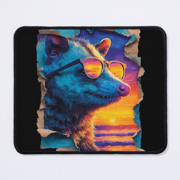 Item preview, Opossum with Sunglasses Sunset Beach Tropical Possum Summer designed and sold by Littermin.