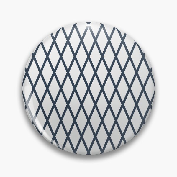 Item preview, White And Navy Lattice Pattern designed and sold by pattern-archive.
