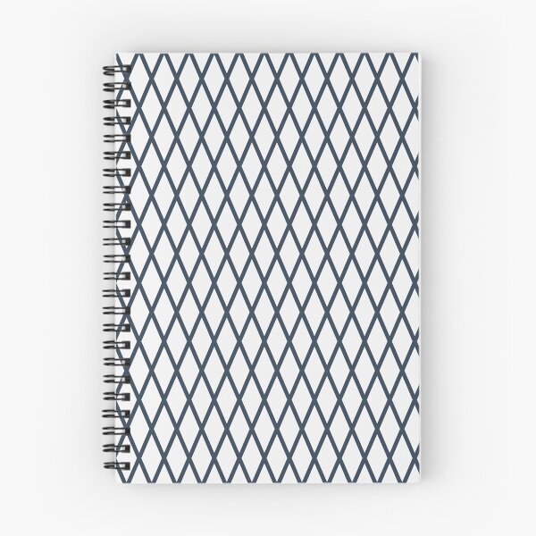 Item preview, White And Navy Lattice Pattern designed and sold by pattern-archive.