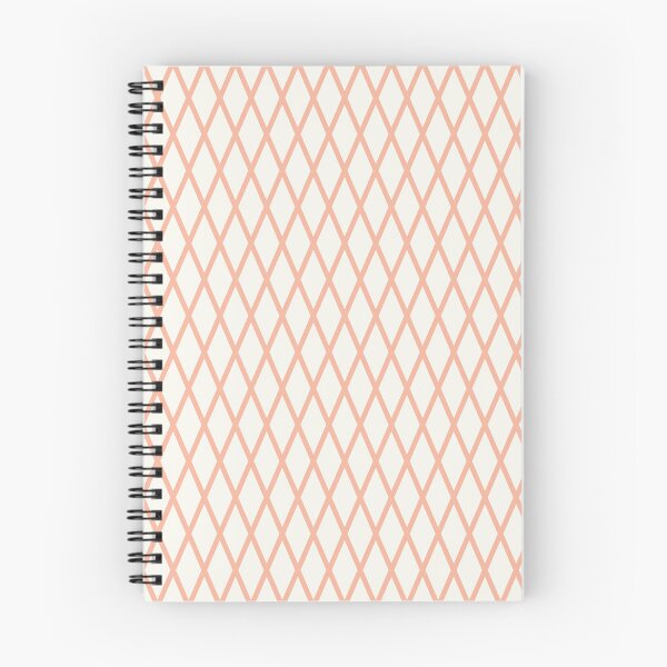 Item preview, White And Peach Lattice Pattern designed and sold by pattern-archive.