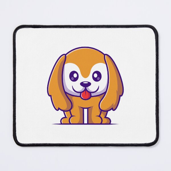 Item preview, Cute Happy Puppy Dog With Long Fluffy Ears designed and sold by Julieneilw.