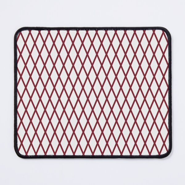 Item preview, White And Red Lattice Pattern designed and sold by pattern-archive.