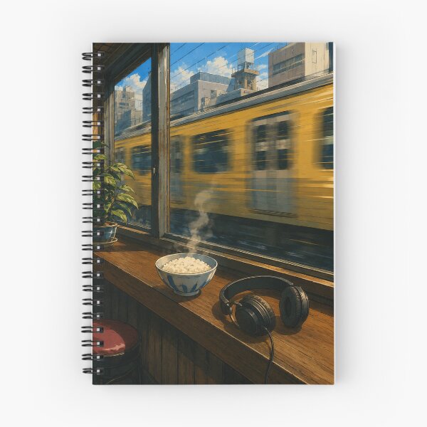 Item preview, Elevated Rail View - Japan Lofi Aesthetic designed and sold by bapupa.