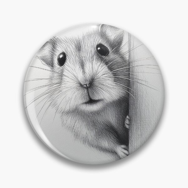 Item preview, Curious Peeking Roborovski dwarf hamster designed and sold by lautir.