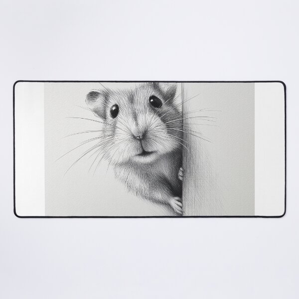 Item preview, Curious Peeking Roborovski dwarf hamster designed and sold by lautir.