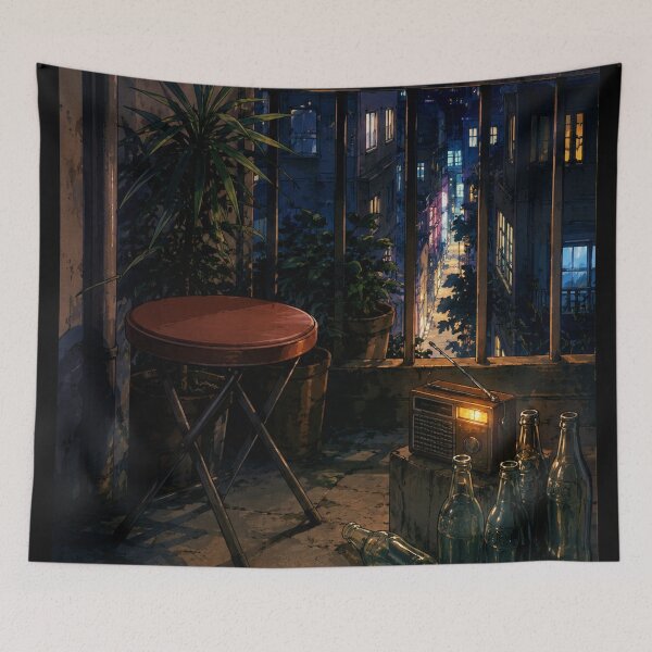 Item preview, Shinjuku Blue Hour - Japan Lofi Aesthetic designed and sold by bapupa.