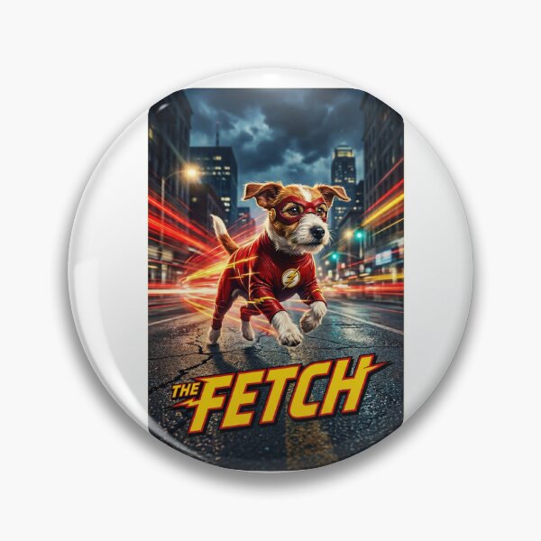Item preview, The Fetch - Funny Dog Superhero Parody designed and sold by PupFiction26.