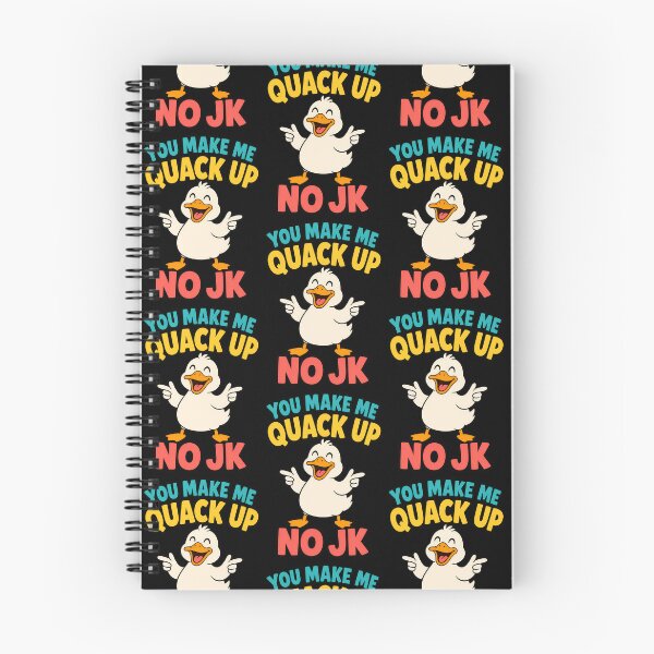 Item preview, You Make Me Quack Up No JK Funny Duck Pun designed and sold by TeeTimeTreasure.