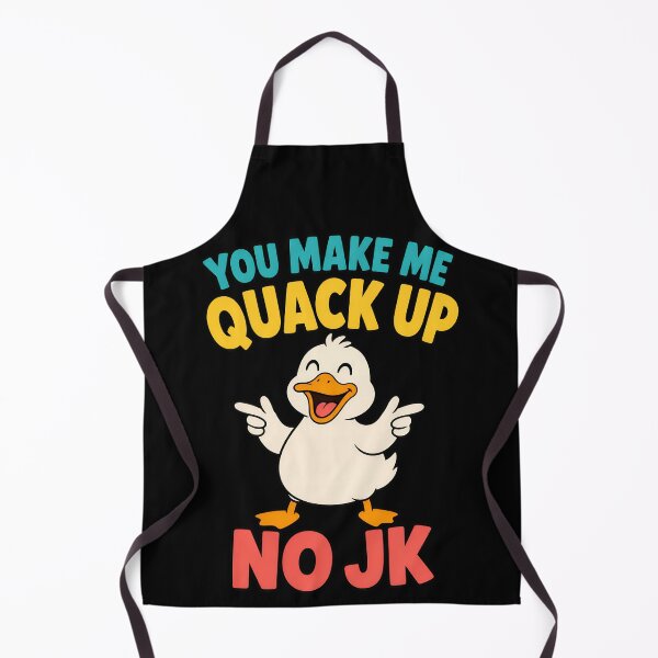 Item preview, You Make Me Quack Up No JK Funny Duck Pun designed and sold by TeeTimeTreasure.