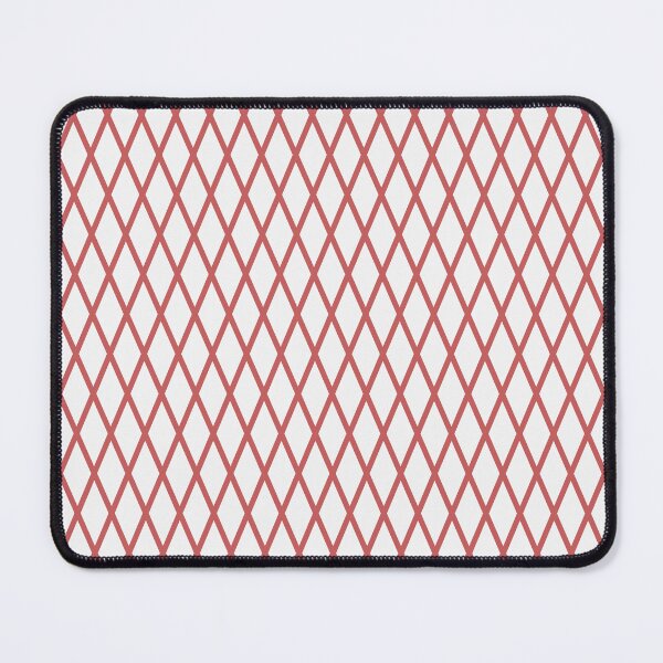 Item preview, White And Pastel Red Lattice Pattern designed and sold by pattern-archive.