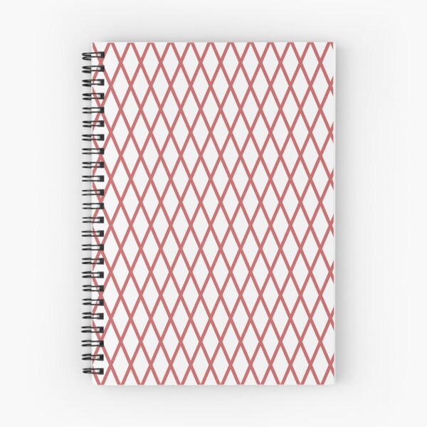 Item preview, White And Pastel Red Lattice Pattern designed and sold by pattern-archive.
