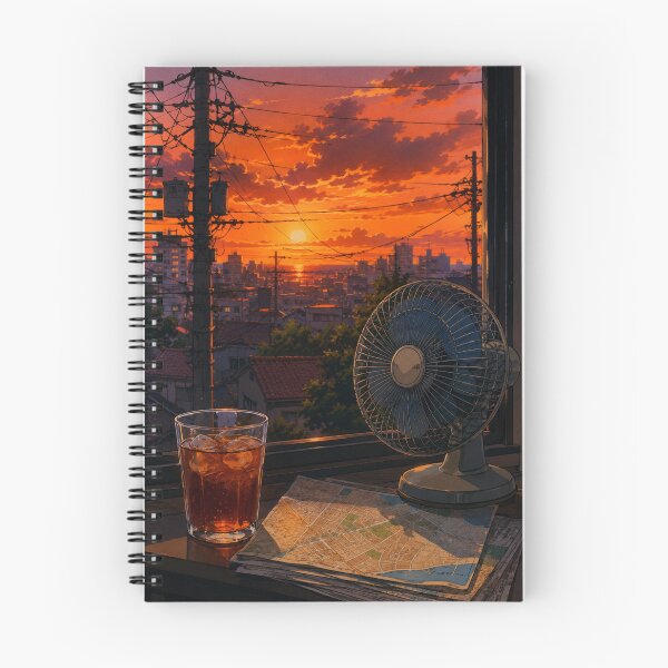 Item preview, Wired City Sunset - Japan Lofi Aesthetic designed and sold by bapupa.
