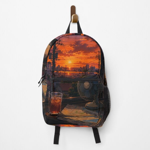 Item preview, Wired City Sunset - Japan Lofi Aesthetic designed and sold by bapupa.