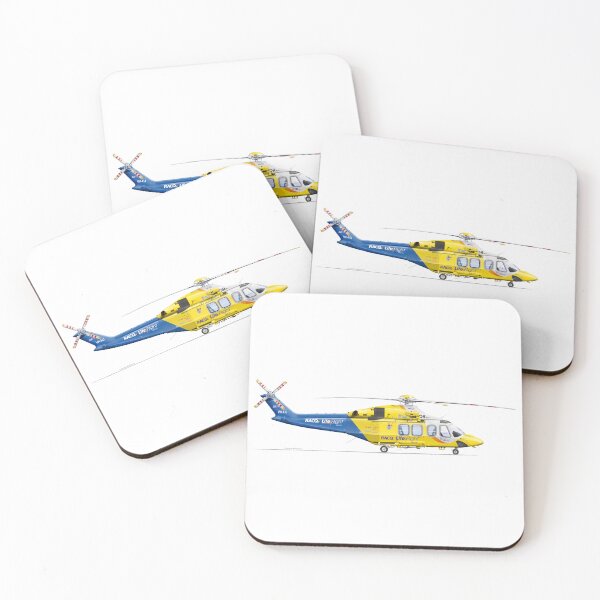 Item preview, AGUSTAWESTLAND AW139 VH-XIJ LIFEFLIGHT 2023  designed and sold by Grubby Fingers Aircraft Illustration.