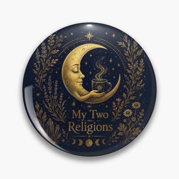 Item preview, Runs on Caffeine and Moonlight — Witchy Coffee Gift Sticker. designed and sold by irfanshikh.